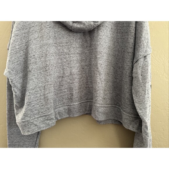 Under Armour Women’s 1/4 Zip XL Gray Fleece Oversized Hoodie Pullover 1351806 - Picture 10 of 10